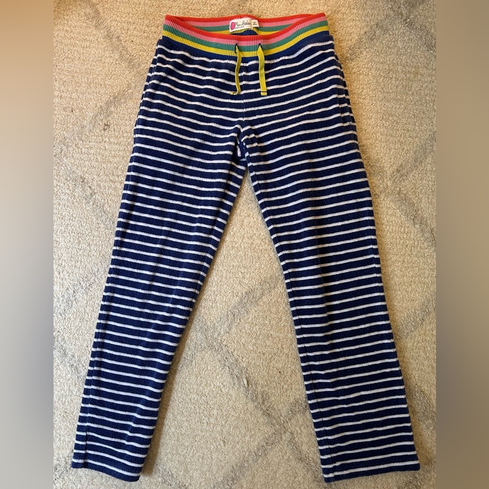 mini boden girls terry cloth sweatpants